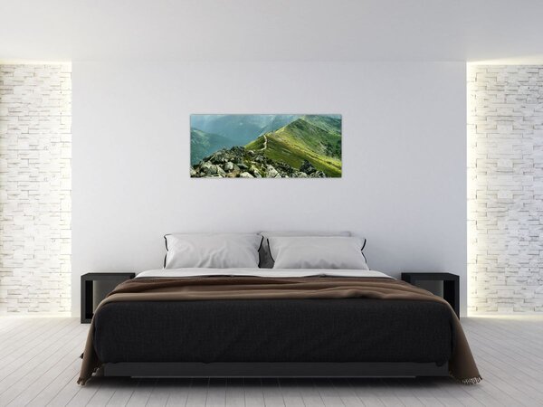 Tablou - Peisaj montan (120x50 cm)