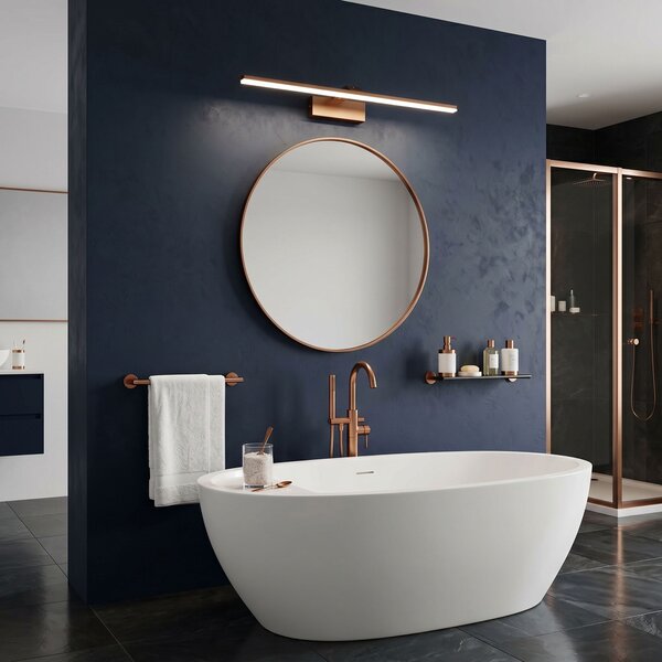 Aplică LED pentru baie SWE014-1W 58cm BRUSH COPPER