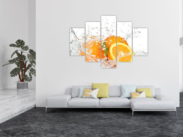 Tablou - Portocale zemoase (150x105 cm)