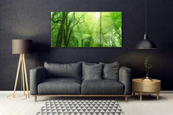 Tablouri acrilice Copaci Natura Brun Verde