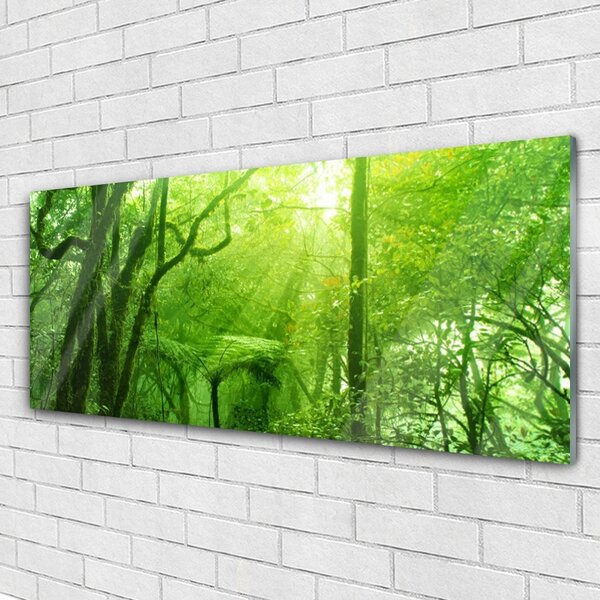 Tablouri acrilice Copaci Natura Brun Verde