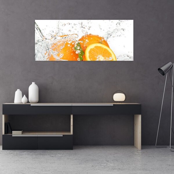 Tablou - Portocale zemoase (120x50 cm)