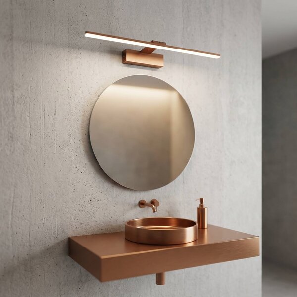 Aplică LED pentru baie SWE014-1W 58cm BRUSH COPPER