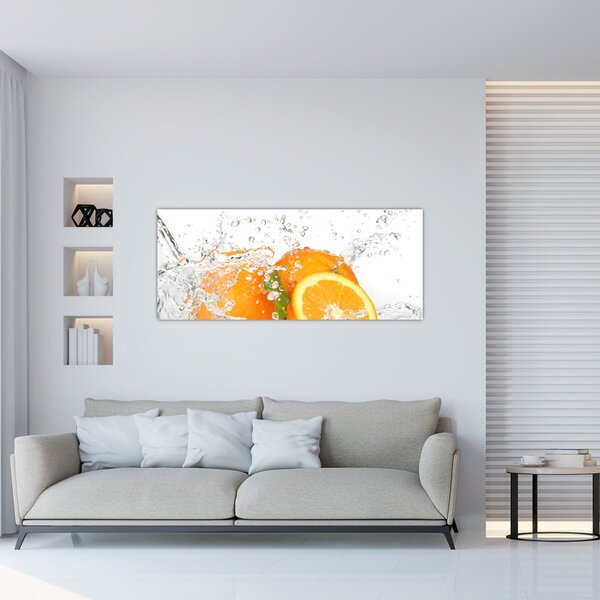 Tablou - Portocale zemoase (120x50 cm)
