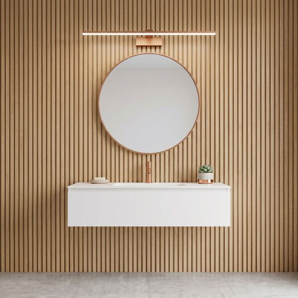 Aplică LED pentru baie SWE015-1W 73cm BRUSH COPPER
