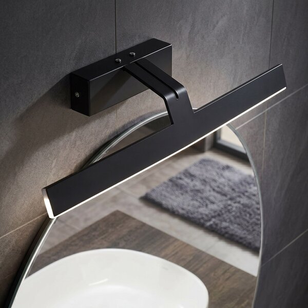 Aplică LED pentru baie SWE010-1W 43cm BLACK