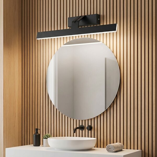 Aplică LED pentru baie SWE010-1W 43cm BLACK
