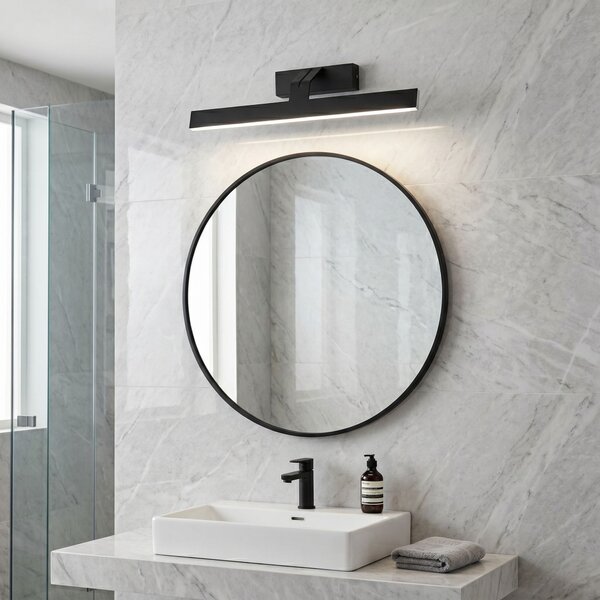 Aplică LED pentru baie SWE010-1W 43cm BLACK