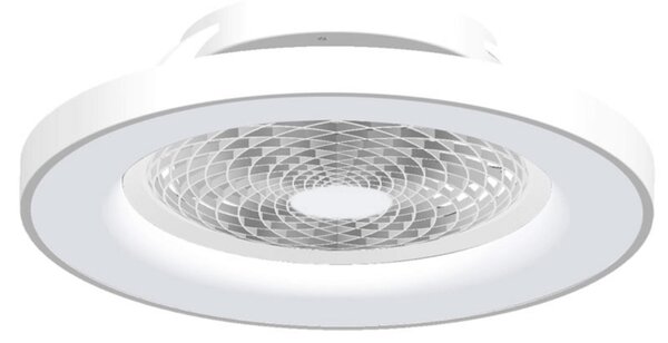 Ventilator de tavan inteligent cu LED Tibet, alb, curent continuu, silențios - Mantra Iluminación, Tibet, reglabil, Alb, Camera de zi, Metal, Modern