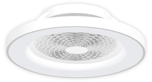 Ventilator de tavan inteligent cu LED Tibet, alb, curent continuu, silențios - Mantra Iluminación, Tibet, reglabil, Alb, Camera de zi, Metal, Modern