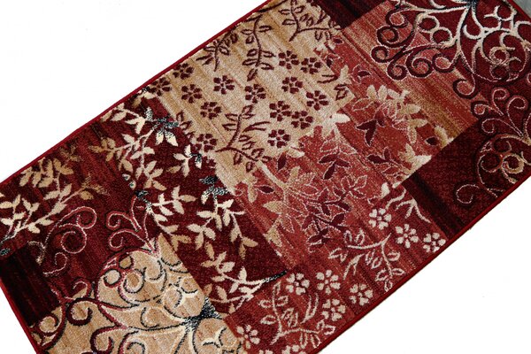 Covor Lotos 1521-210, Marime 60 x 110 cm, Grena, Rosu, Inaltime Fir 8 mm, Antialergic, Polipropilena, Living, Dormitor, Sufragerie, Birou 60 x 110