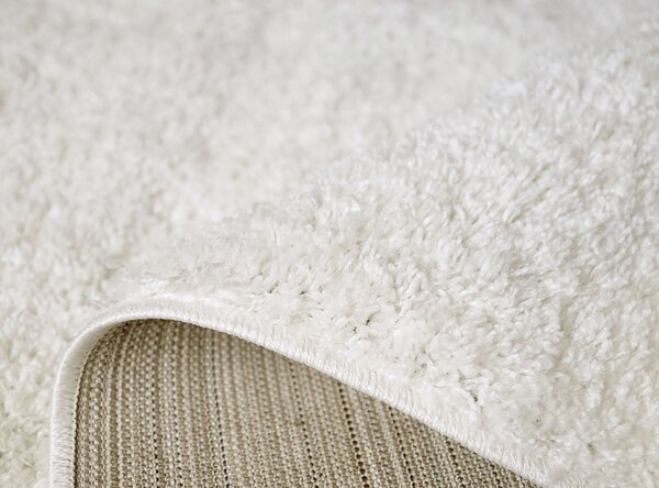 Covor Fantasy 12500, Covor Dreptunghiular Pufos, Ivory Dreptunghi, 80 x 150, Ivory
