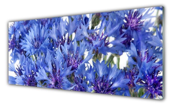 Tablou pe sticla Flori Floral violet