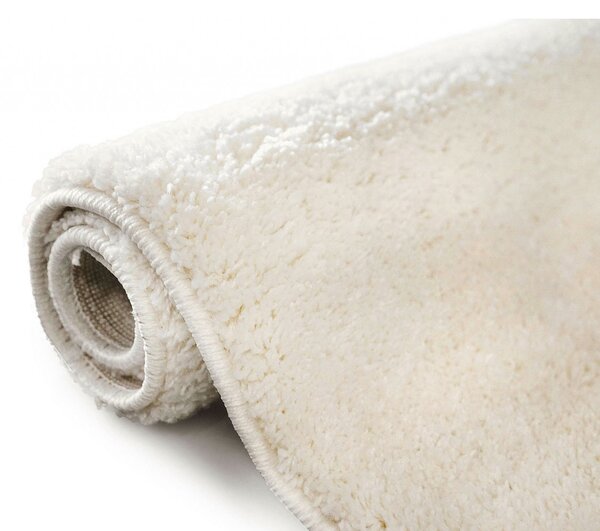 Covor Fantasy 12500, Covor Dreptunghiular Pufos, Ivory Dreptunghi, 80 x 150, Ivory