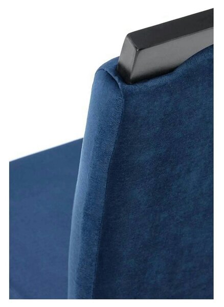 Scaun CLARION 2, negru/albastru, 42X58X97 cm