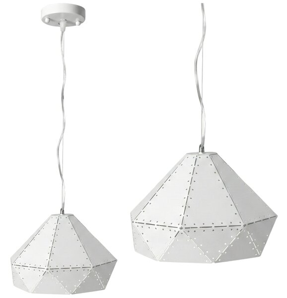 Toolight Toollight - Plafoniera suspendată din metal 1xE27 APP237-1CP, alb, OSW-05459