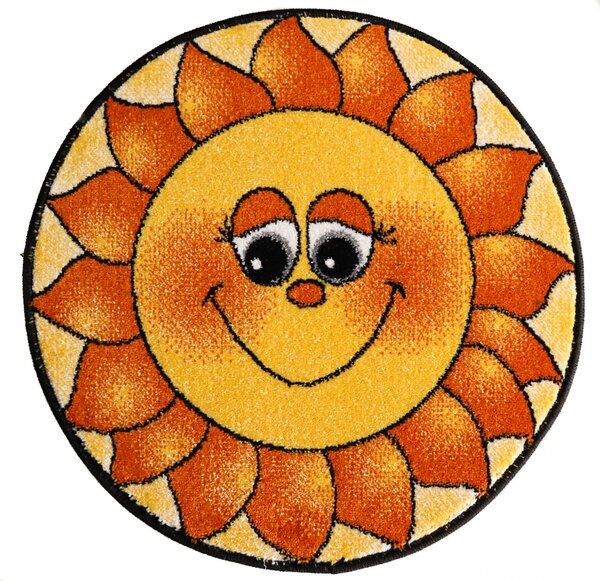 Model Floarea Soarelui 11175, 67x67 cm Portocaliu, Rotund, 67 x 67