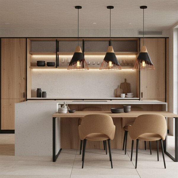 Lampa DE TAVAN SUSPENDABILA scandinav Metal APP225-1CP