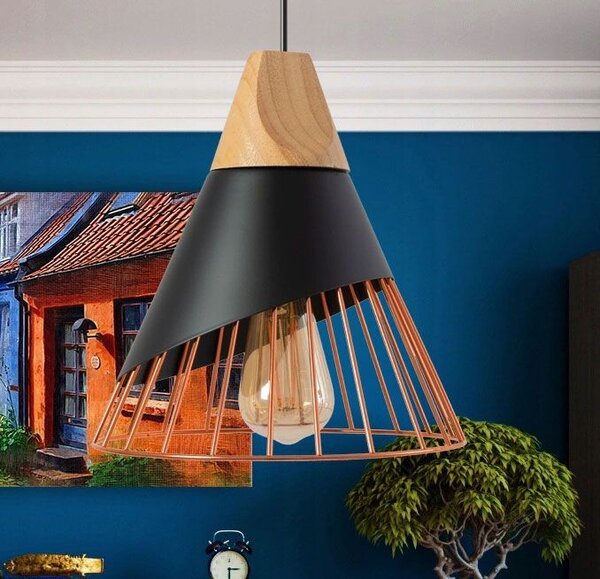 Lampa DE TAVAN SUSPENDABILA scandinav Metal APP225-1CP