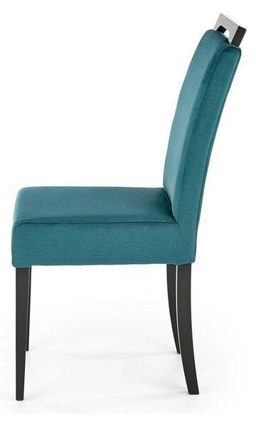 Scaun CLARION 2, negru/turcoaz, 42X58X97 cm