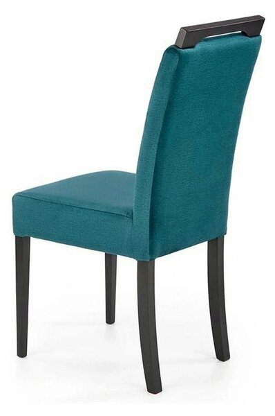 Scaun CLARION 2, negru/turcoaz, 42X58X97 cm