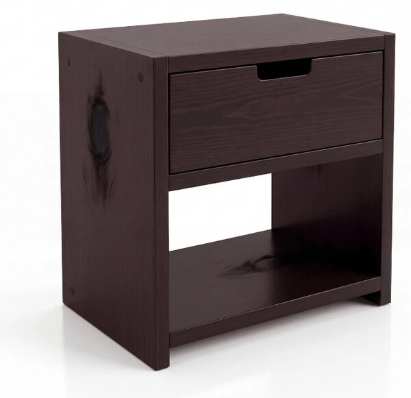 Noptiera VIREA cu sertar, nuc