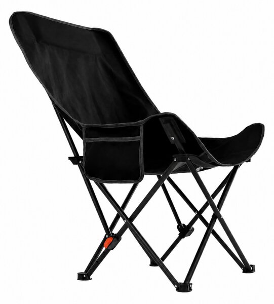 Scaun camping pliabil TERVO, neagra