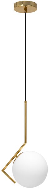 Lampă de tavan modernă din sticlă aurie APP429-1CP