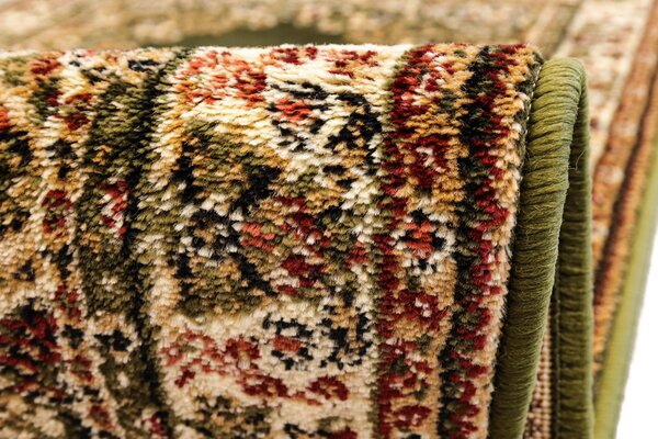 Covor Lotos 1524-310, Marime 80 x 150 cm, Verde, Inaltime Fir 8 mm, Antialergic, Polipropilena, Living, Dormitor, Sufragerie, Birou 80 x 150