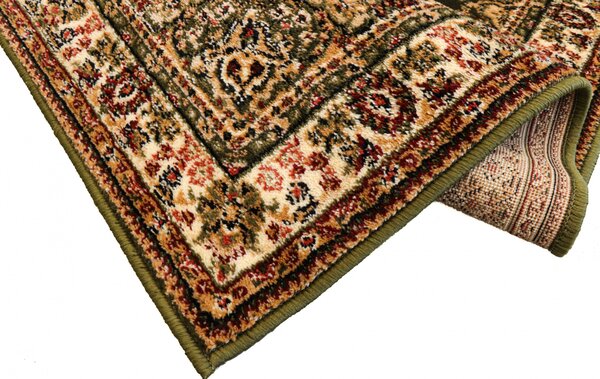 Covor Lotos 1524-310, Marime 80 x 150 cm, Verde, Inaltime Fir 8 mm, Antialergic, Polipropilena, Living, Dormitor, Sufragerie, Birou 80 x 150