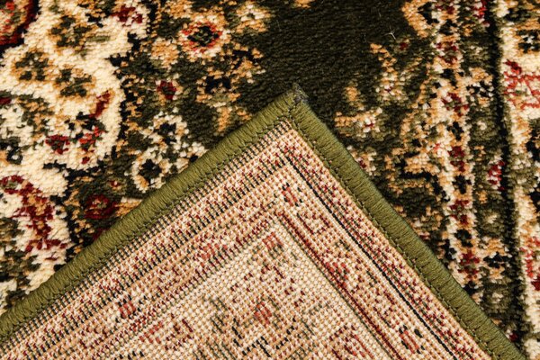 Covor Lotos 1524-310, Marime 80 x 150 cm, Verde, Inaltime Fir 8 mm, Antialergic, Polipropilena, Living, Dormitor, Sufragerie, Birou 80 x 150