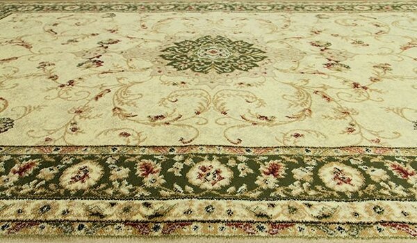 Covor Model Clasic 523 130, Dreptunghiular, Verde Dreptunghi, 80 x 200