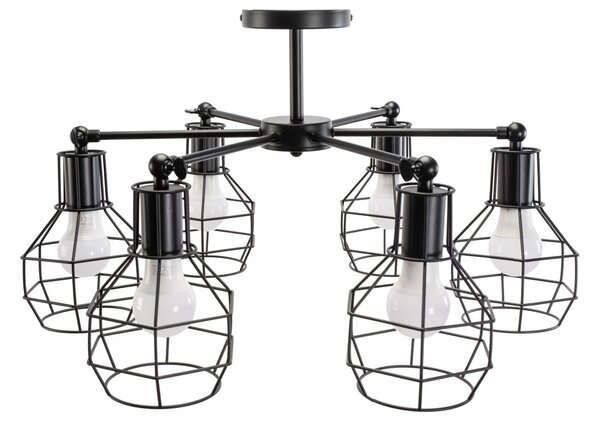 Lampă suspendată de tavan din metal Loft APP735-6C