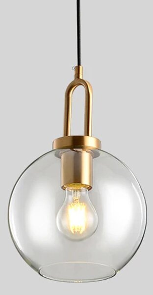 Lampă de tavan suspendată sticlă 20cm APP629-1CP