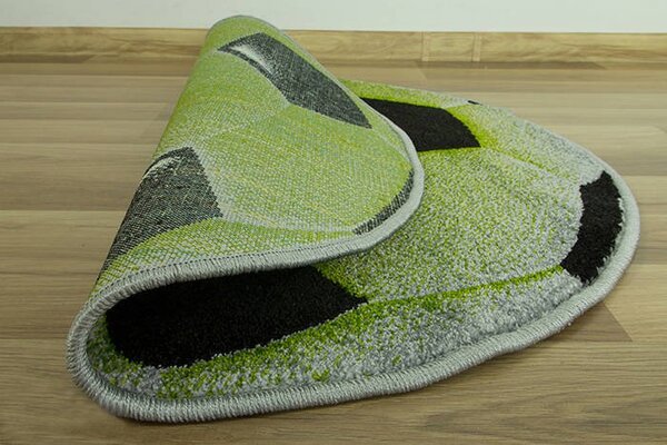 Covoras Rotund, Model Minge 11198 130, Verde Verde, Rotund, 67x67