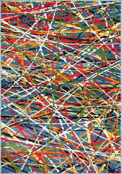 Covor Modern, Kolibri Art 11035-14, Covor Dreptunghiular, Multicolor Multicolor, Dreptunghi, 200 x 300