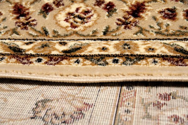 Covor Lotos 523-100, Marime 50 x 80 cm, Bej, Crem, Inaltime Fir 8 mm, Antialergic, Polipropilena, Living, Dormitor, Sufragerie, Birou 50 x 80