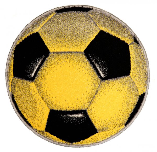 Covor Kolibri, Rotund, Minge Fotbal, 67x67 cm, 2300 gr mp