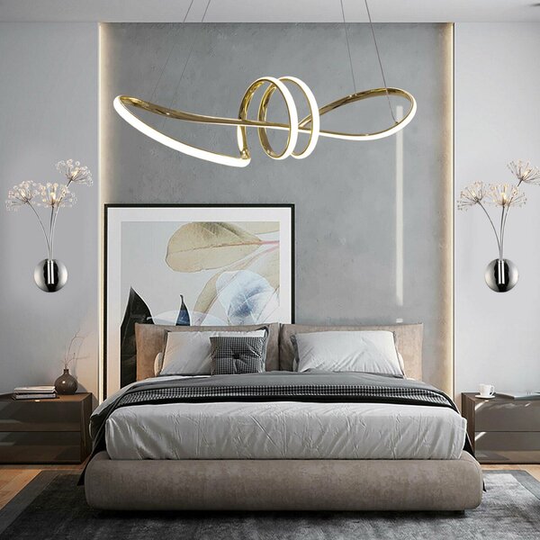 Lampa LED APP824-CP Gold