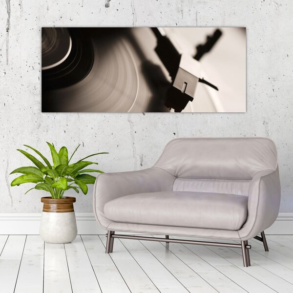 Tablou - Înregistrare gramofonică (120x50 cm)