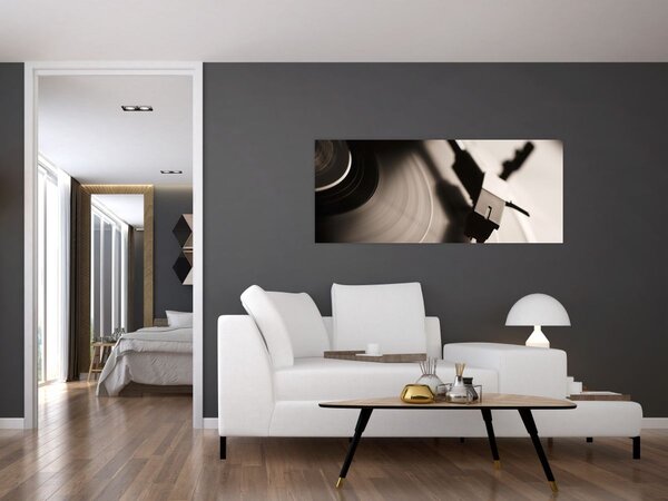 Tablou - Înregistrare gramofonică (120x50 cm)