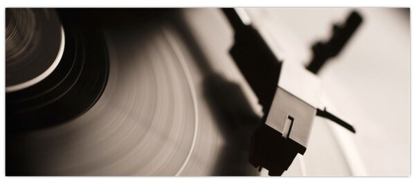 Tablou - Înregistrare gramofonică (120x50 cm)