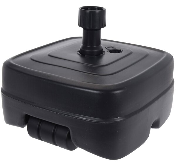 Baza pentru umbrela de gradina, neagra, 45 L