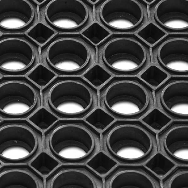 Covor Antiderapant Pentru Intrare, Domino, Negru Negru, Dreptunghi, 40 x 60