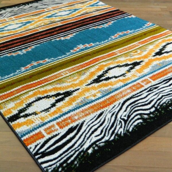 Model Country 11335, Covor Dreptunghiular, Multicolor Multicolor, Dreptunghi, 67x130