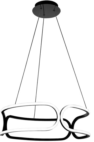LAMPĂ DE CRISTAL LED APP790-CP TRIO BLACK