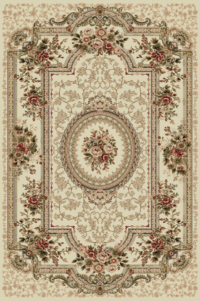 Covor Lotos 571-100, Marime 150 x 230 cm, Bej, Crem, Inaltime Fir 8 mm, Antialergic, Polipropilena, Living, Dormitor, Sufragerie, Birou 150 x 230