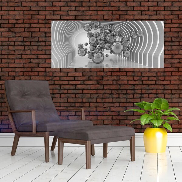 Tablou - Bule albe și negre (120x50 cm)