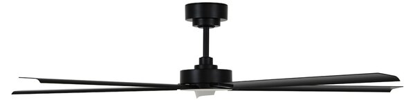 Ventilator de tavan Monza, negru, Ø 152 cm, IP55 - Beacon Beacon Lighting, Monza, Negru, Camera de zi, Aluminiu, Modern