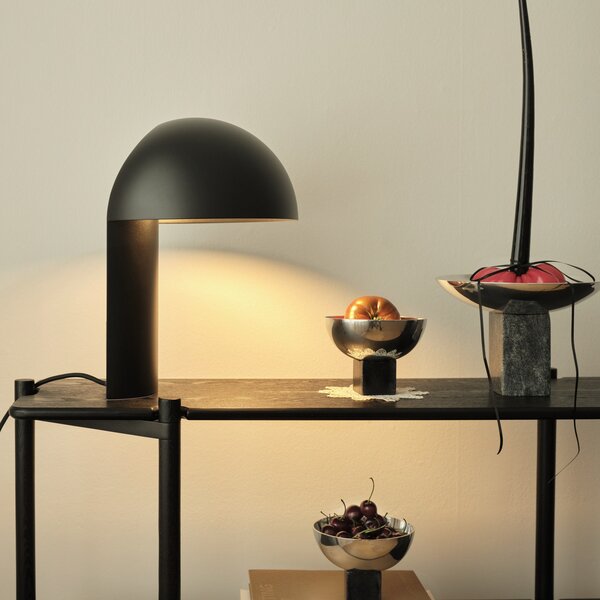 Lampă de masă GEJST, Leery, Negru, Camera de zi, Metal, Design